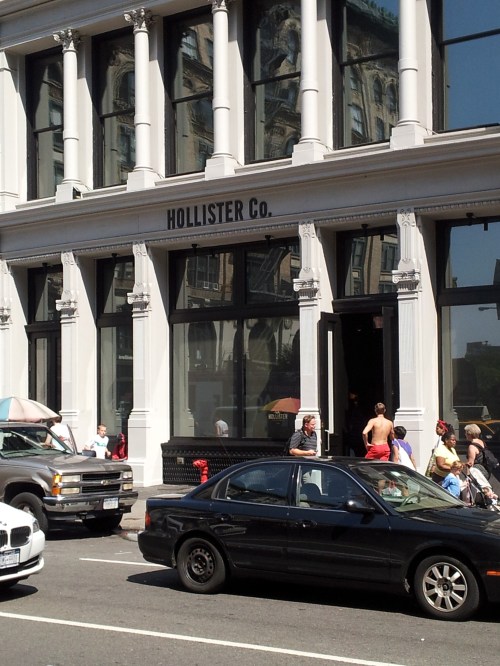 NYC - Hollister California's store in SoHo