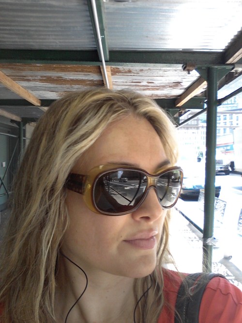 NYC - On my way to work listening to Snow Patrol