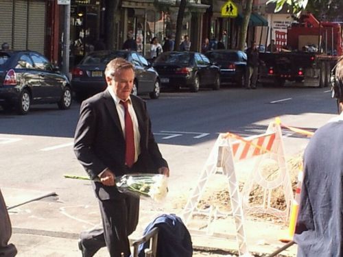 Brooklyn - Robin Williams shooting a scene