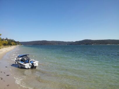 Sydney - Lying on the grass soaking up the sun after our brunch at The Boathouse