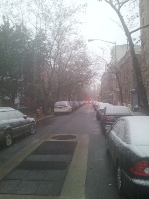 New York - First snow of the season Nov 2012