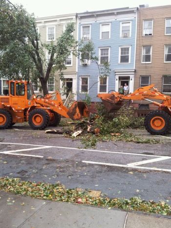Brooklyn - The clean-up begins