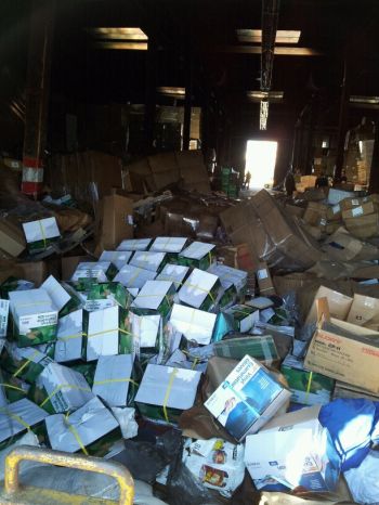 Red Hook, Brooklyn - A business/warehouse has lost it all