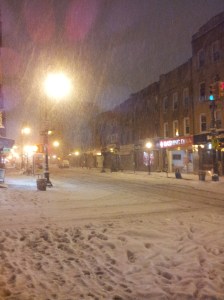 Brooklyn, NY - 1am and the Blizzard Nemo is still in full swing