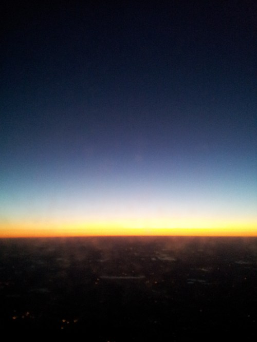Little Rock, AK - My 6am sunrise from the plane