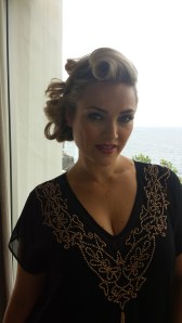 It's a wrap for the day -- I take my glamourous do home